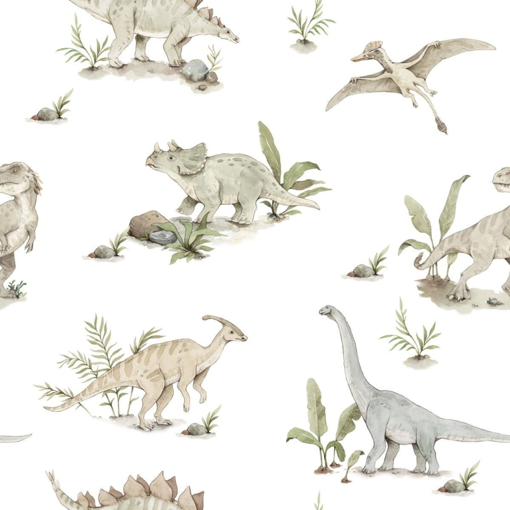 Tapetai ANIMALS Laimingi Dinozaurai