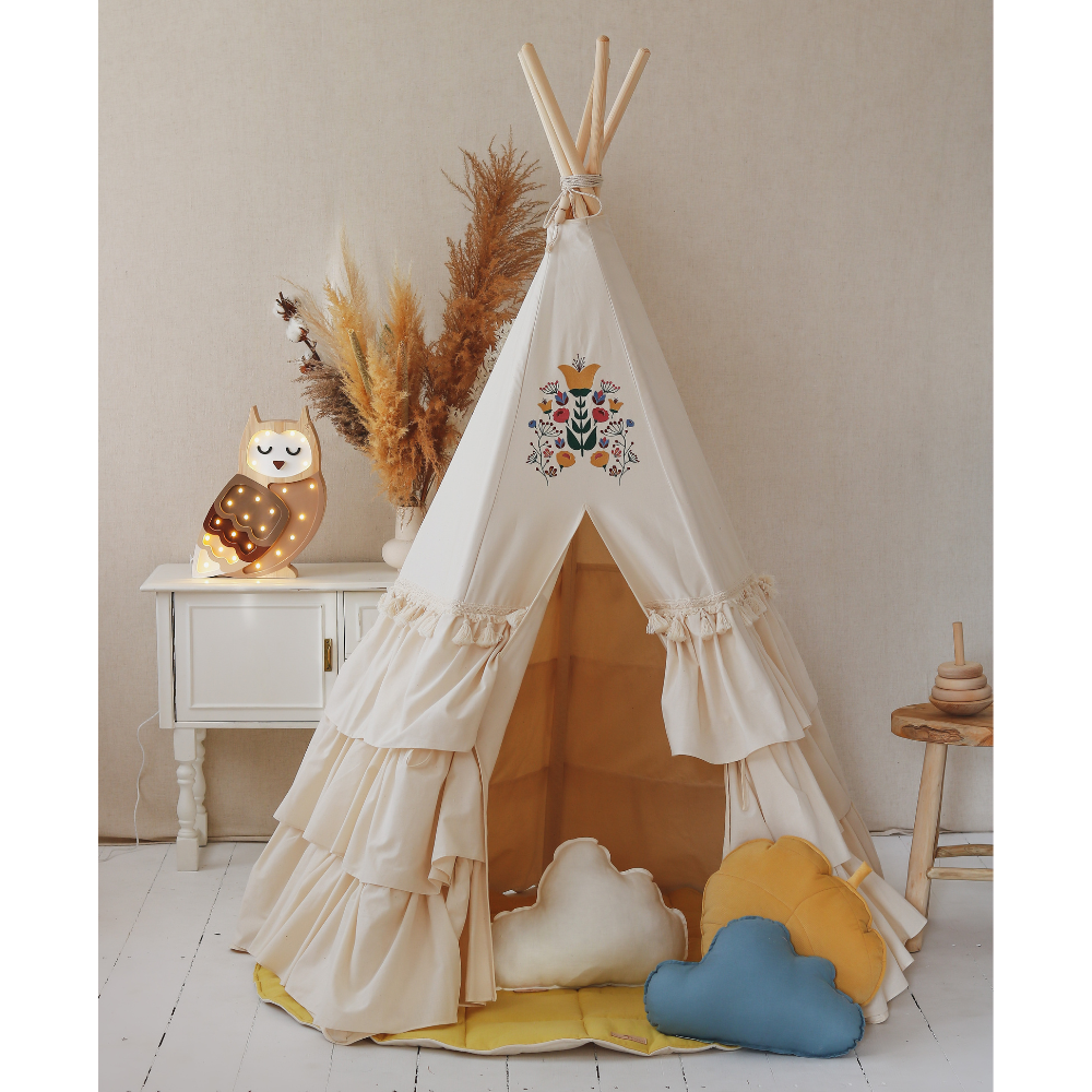 Vaikiška palapinė - Tipis - „Folk“