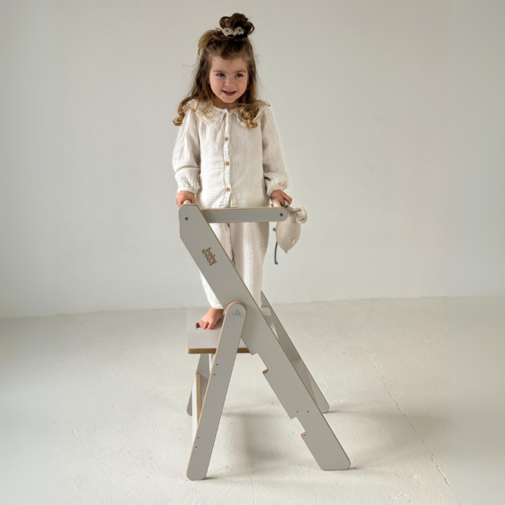 Sulankstomas montessori bokštelis SAULĖ (Pilkas)