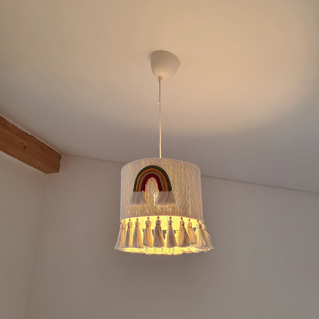 Pakabinamas šviestuvas „Boho Vaivorykštė“