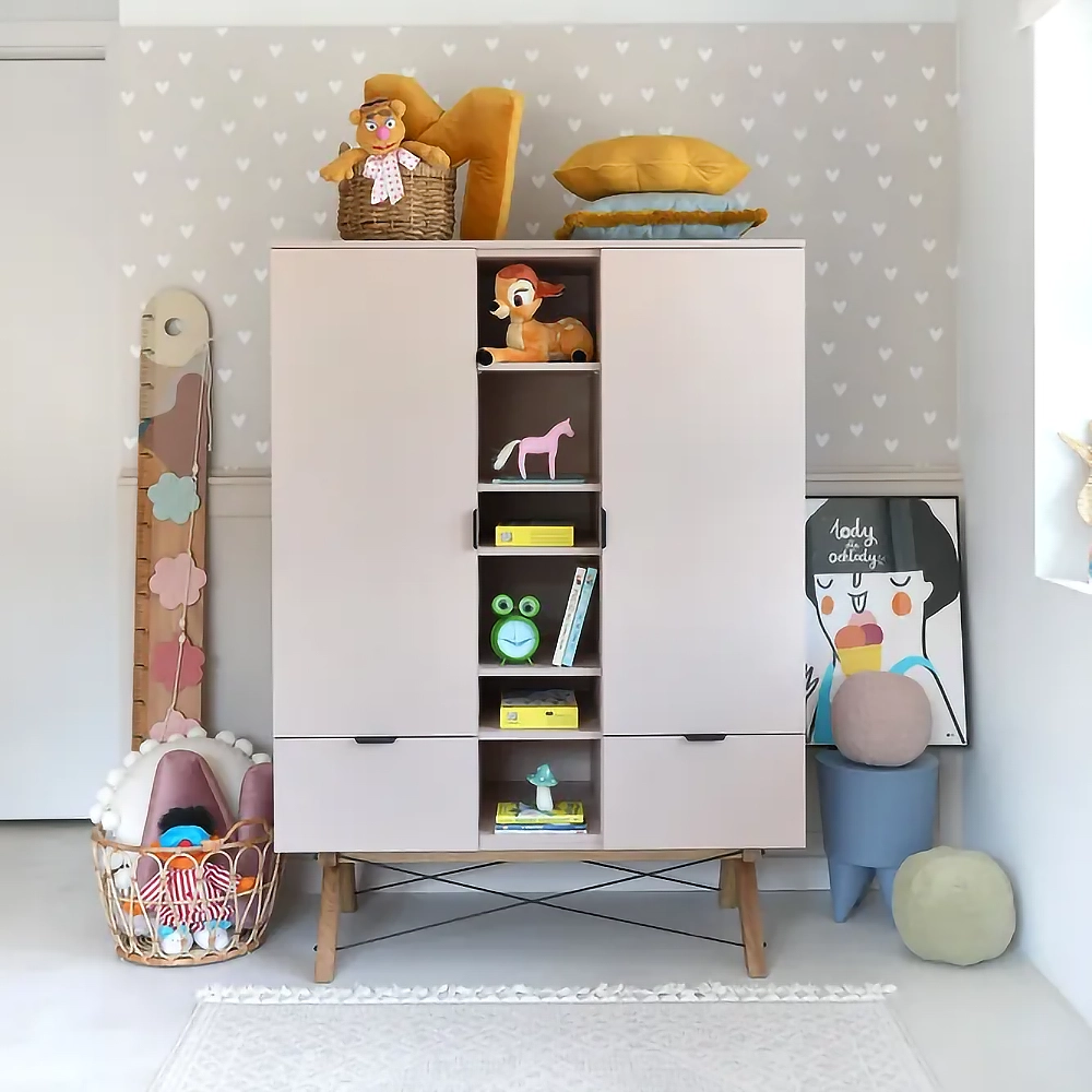 Vaikiška spinta SAULĖ dusty pink spalva