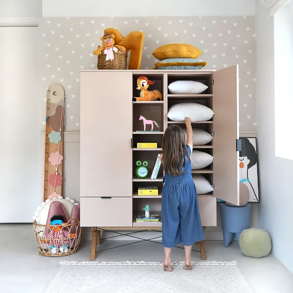 Vaikiška spinta SAULĖ dusty pink spalva