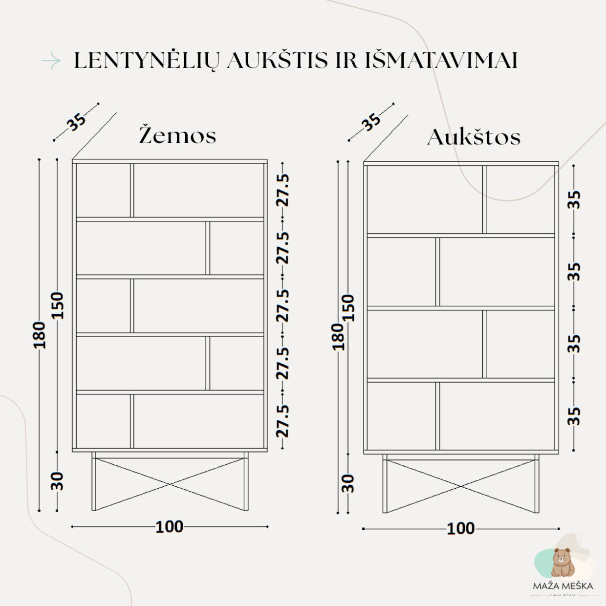 Vaikiška lentyna RYTĖ