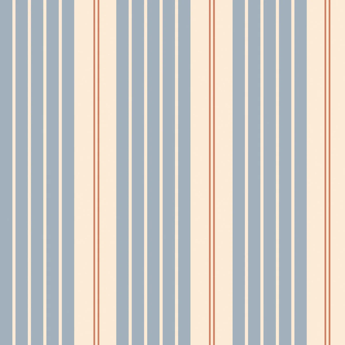 Tapetai SIMPLE Melsvos Retro Juostelės