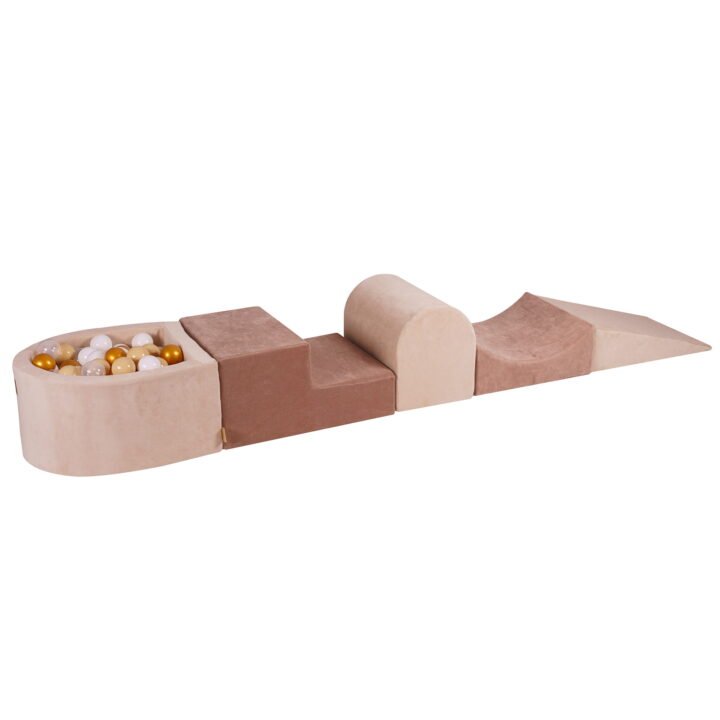 Ecru/Beige Aksominis Žaidimų Rinkinys