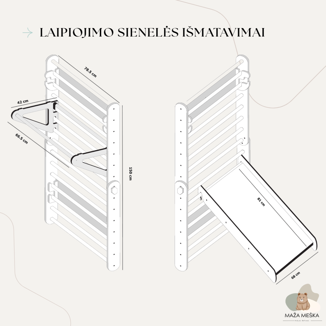 Laipiojimo Trikampis-Sienelė su Čiuožykla