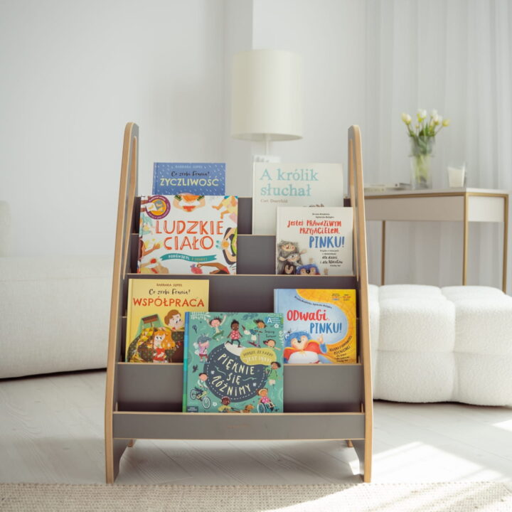 MINI Pilka Montessori knygų lentyna