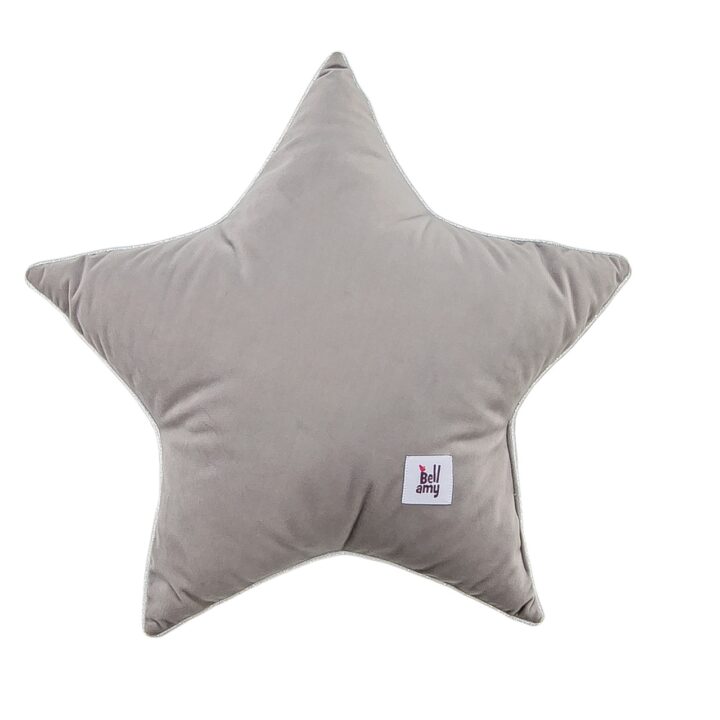 Aksomo Pagalvėlė ŽVAIGŽDUTĖ Pilka