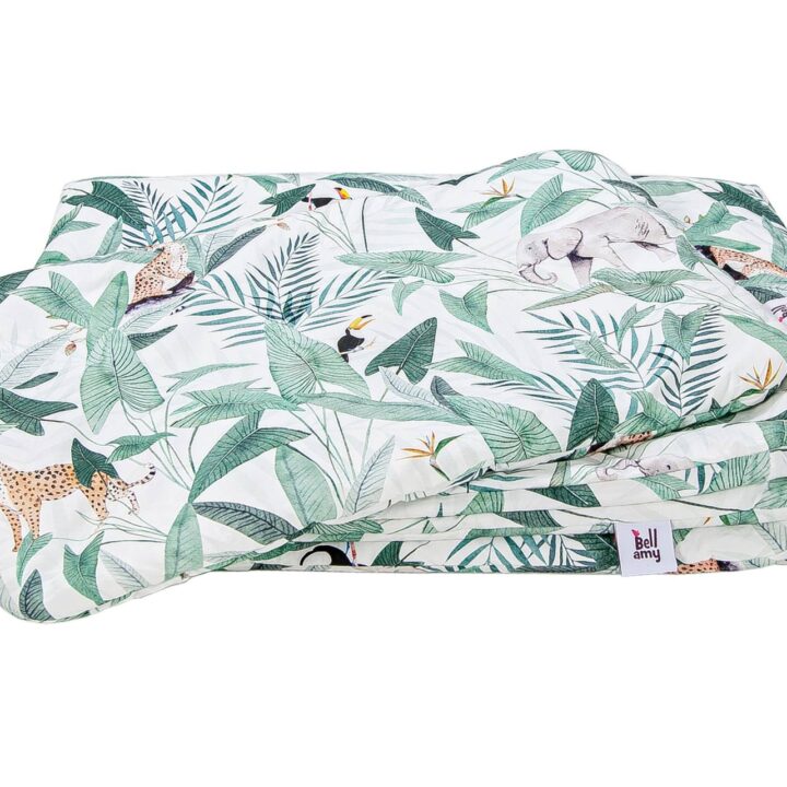 DŽIUNGLĖS Patalynė su užpilu (80×100 antklodė)