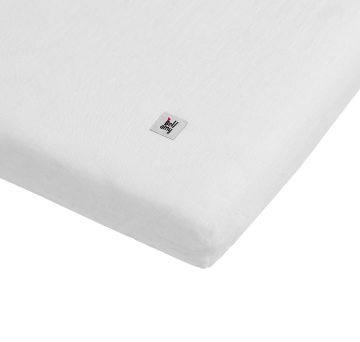 Lino Paklodė su Guma Sniego baltumo 90x200