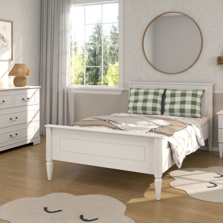 IDĖ Balta Vaikiška Lova 120x200