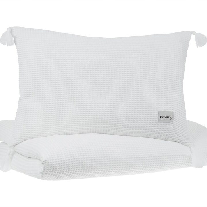 Pagalvėlė ir Lovatiesė Sniego Baltumo 100x180