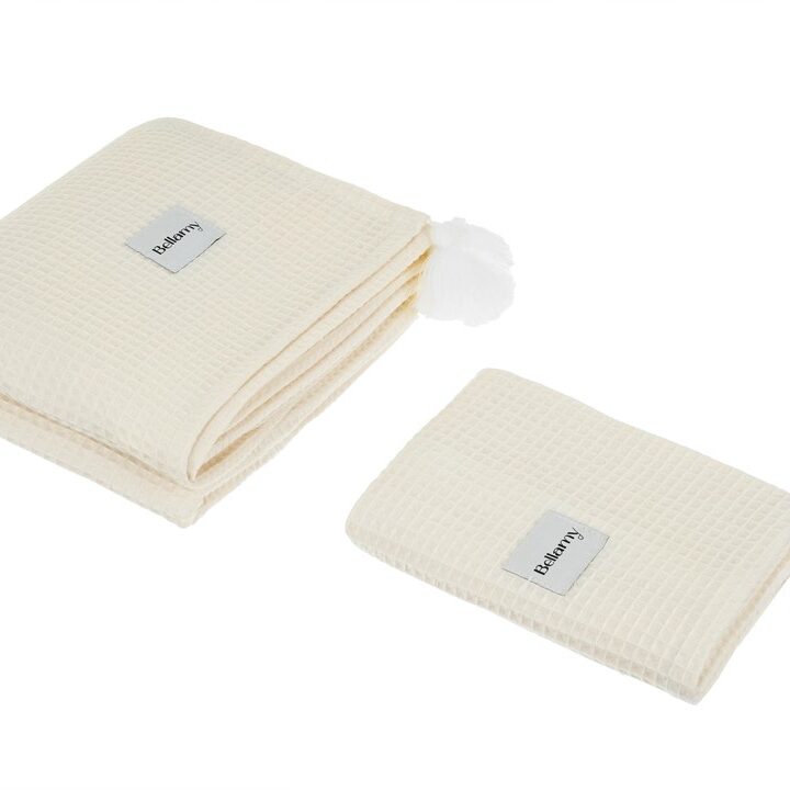 Pagalvėlė ir Lovatiesė Balta 100x180