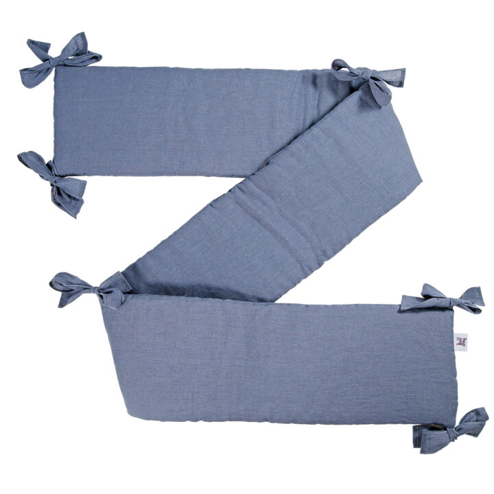 Lininė Lovytės Apsauga Tamsiai Mėlyna