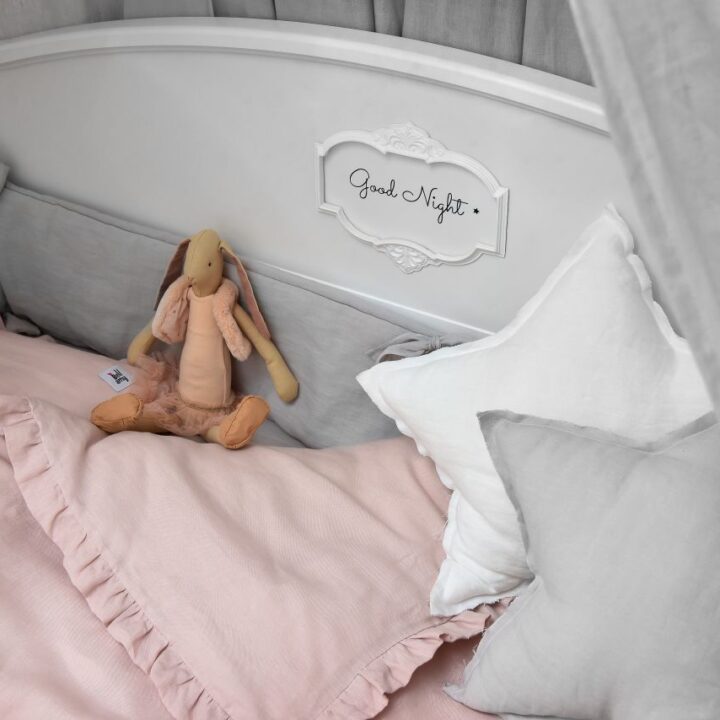 Lininė Lovytės Apsauga Pilka