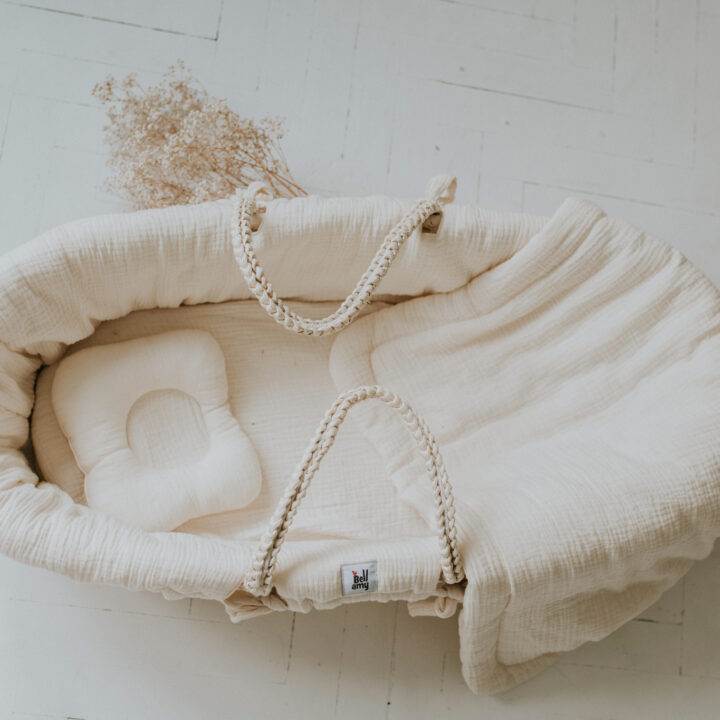 Tekstilė Lopšiui Pieno spalvos