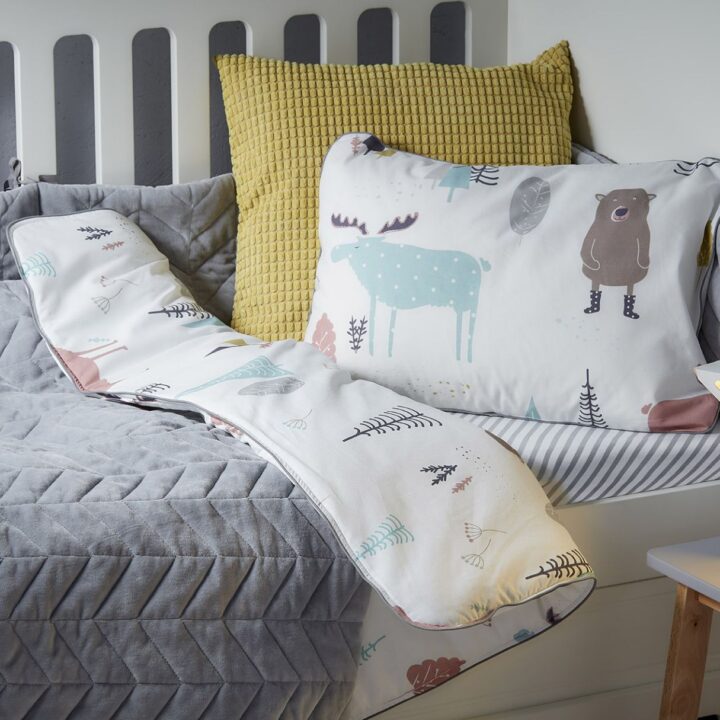 MIŠKAS Patalynės komplektas su užpildu 140x200