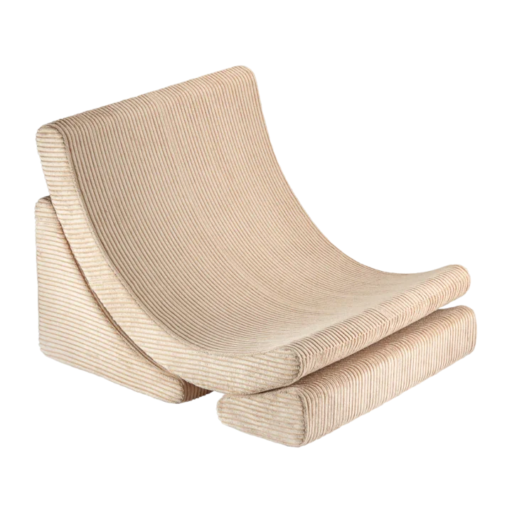 Rudojo Cukraus Spalvos Mėnulio Krėslas