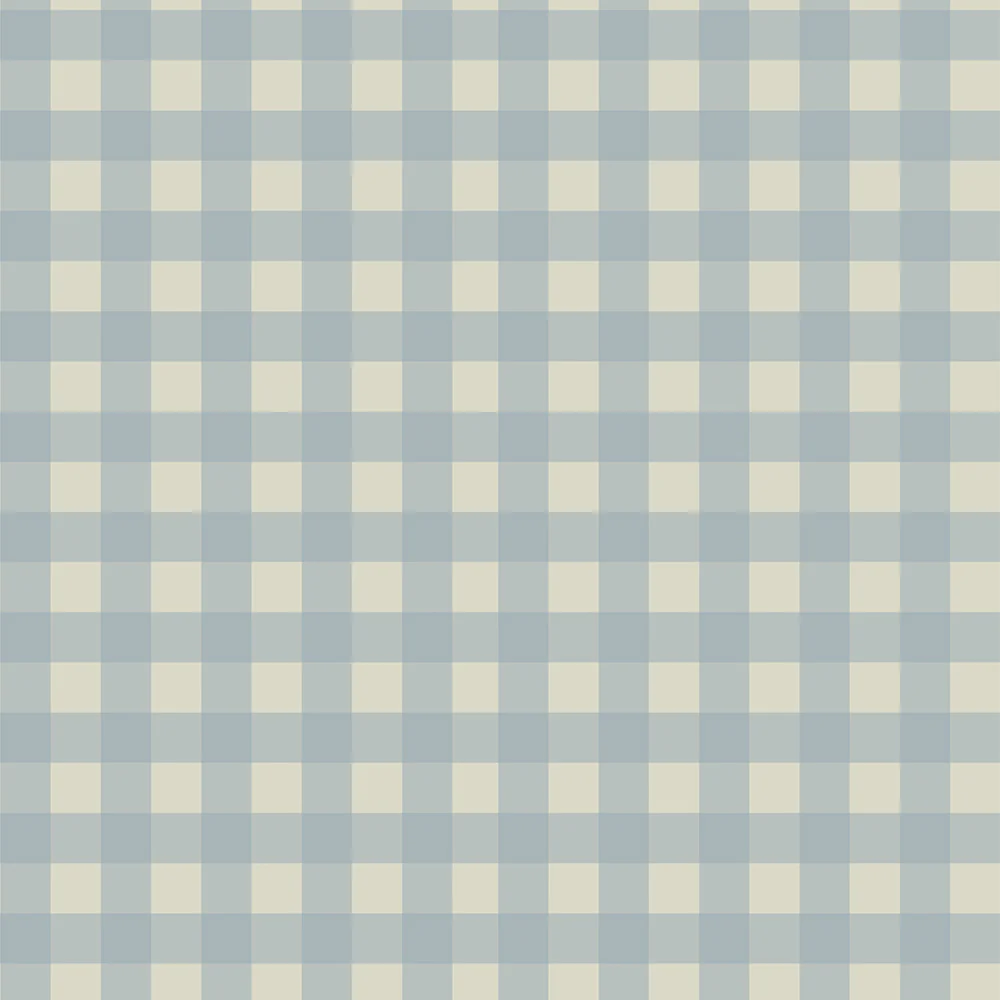 Tapetai SIMPLE Mini Mėlyni-Žalsvi Langeliai