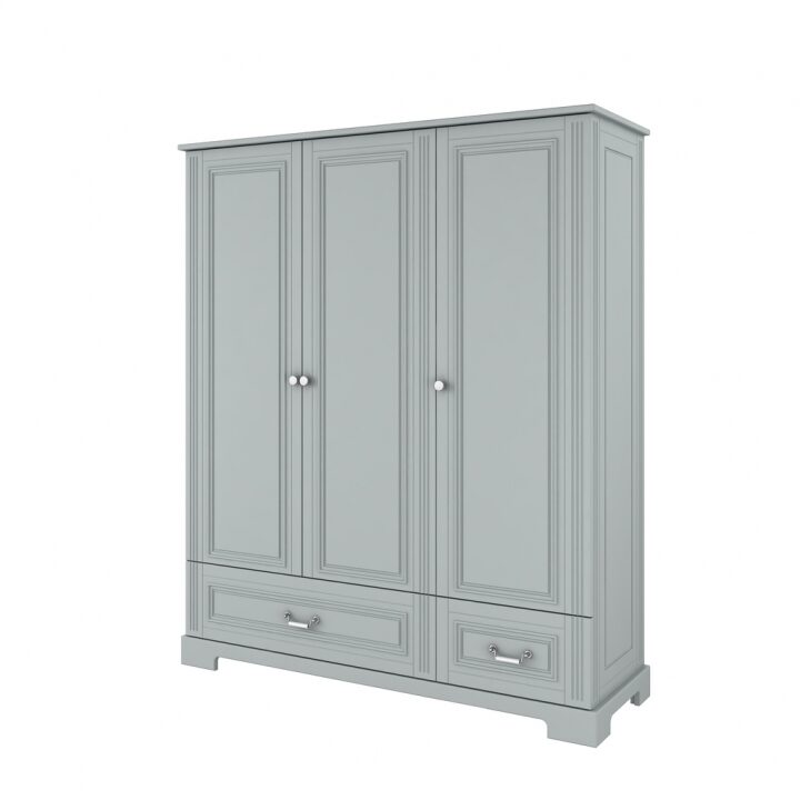 IDĖ Pilka 3 Durų Spinta