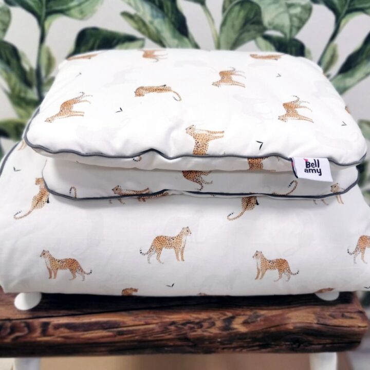 LEOPARDAS Patalynė su užpildu (100x135 antklodė)