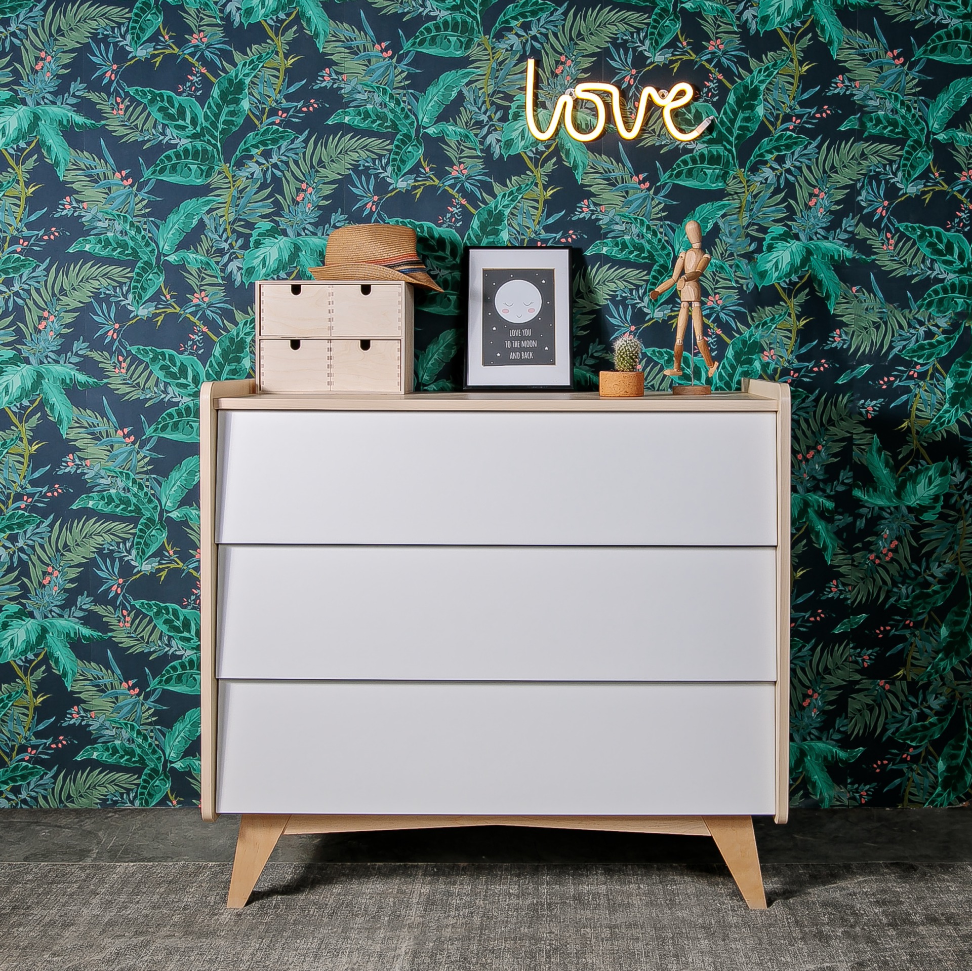 MOMO 3 Stalčių Komoda