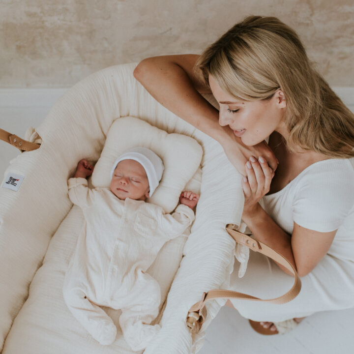 Tekstilė Lopšiui Pieno spalvos