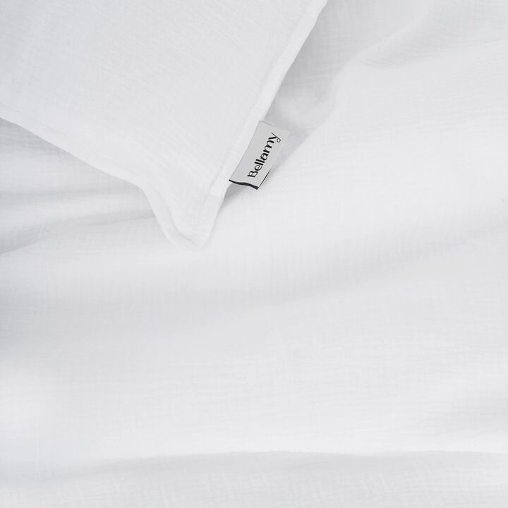 Vaikų Patalynės komplektas Sniego baltumo muslinas 100x135cm