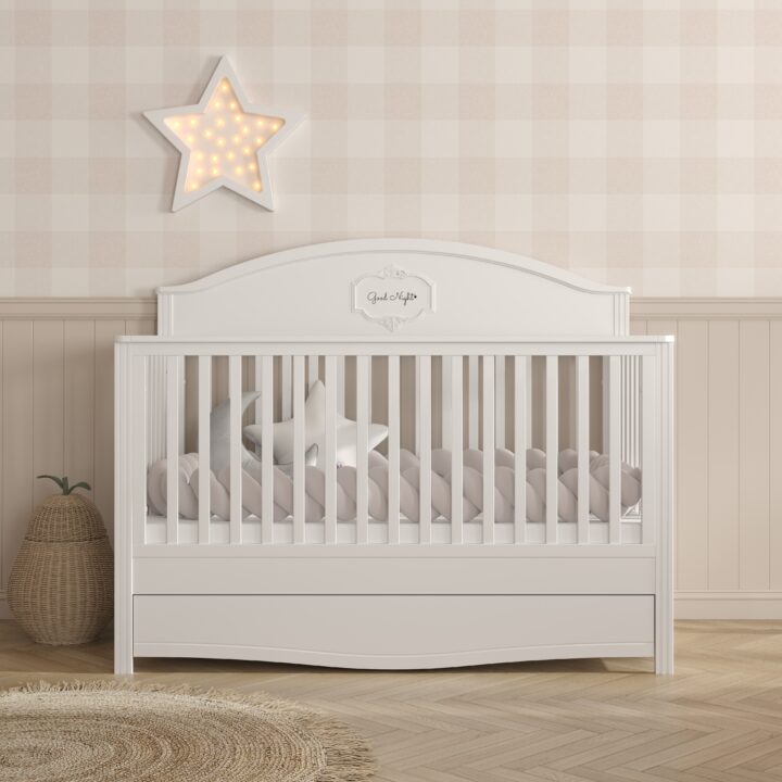 LABANAKT Sniego Baltumo Kūdikio Lovytė 70x140