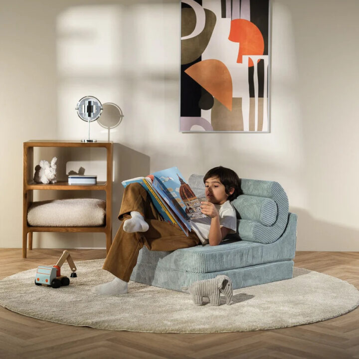 Vaikiška Mėtų Spalvos Kėdė-Gultas FLIPSTER