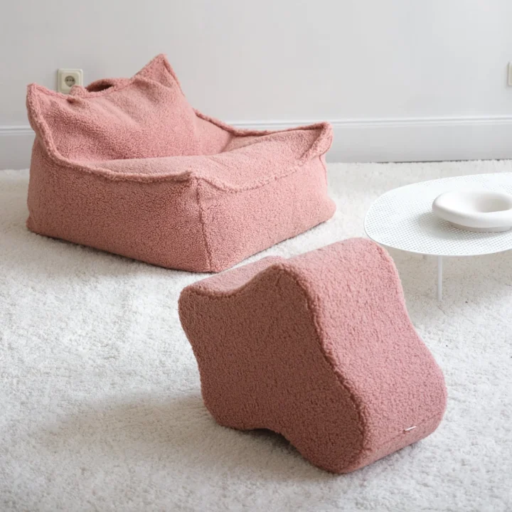 Vaikiškas Rausvas Tedžio Pufas DEBESĖLIS