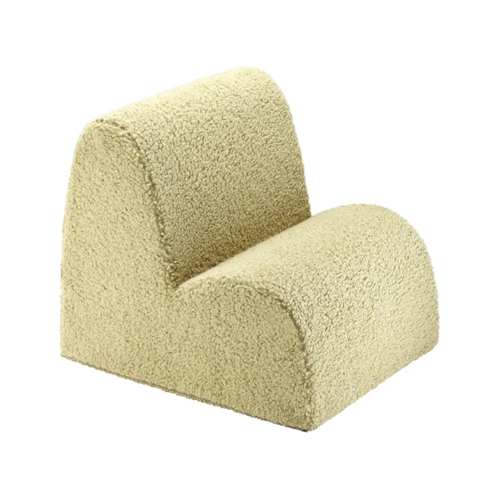 Matcha Spalvos Teddy Vaikiškas Krėslas-Debesėlis