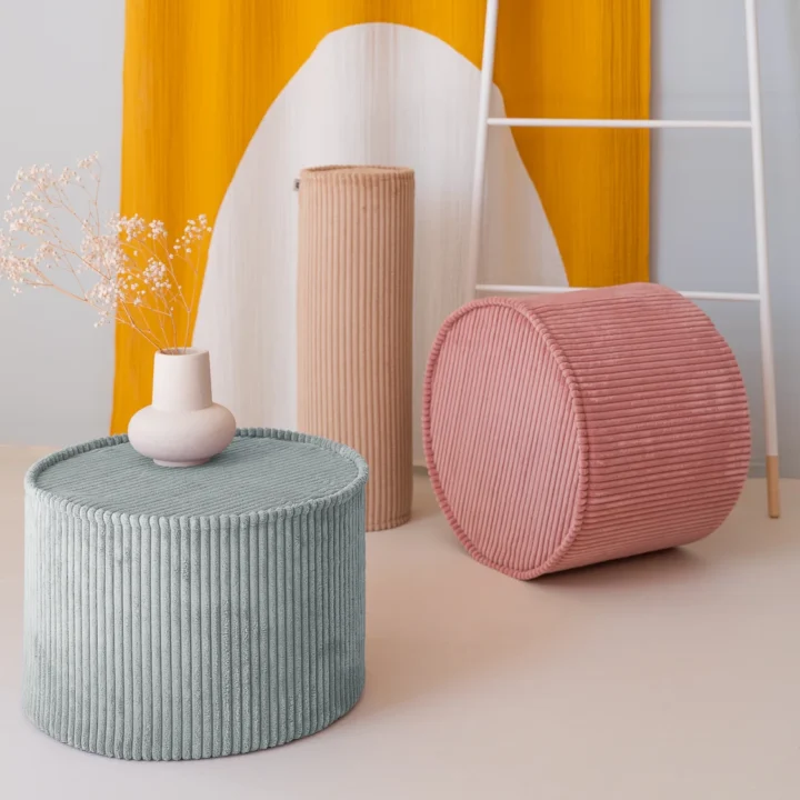 Vaikiškas Mėtų Spalvos Pufas