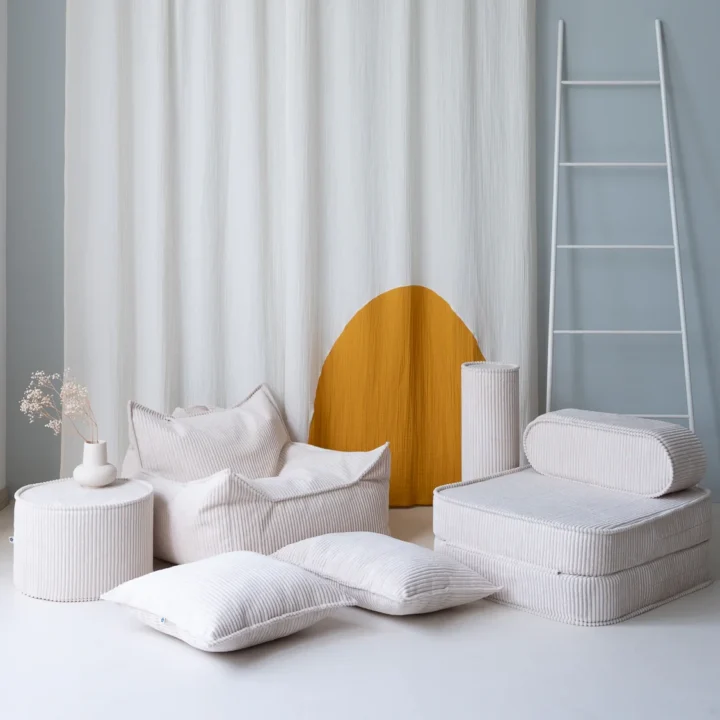 Vaikiška Zefyrų Spalvos Kėdė-Gultas