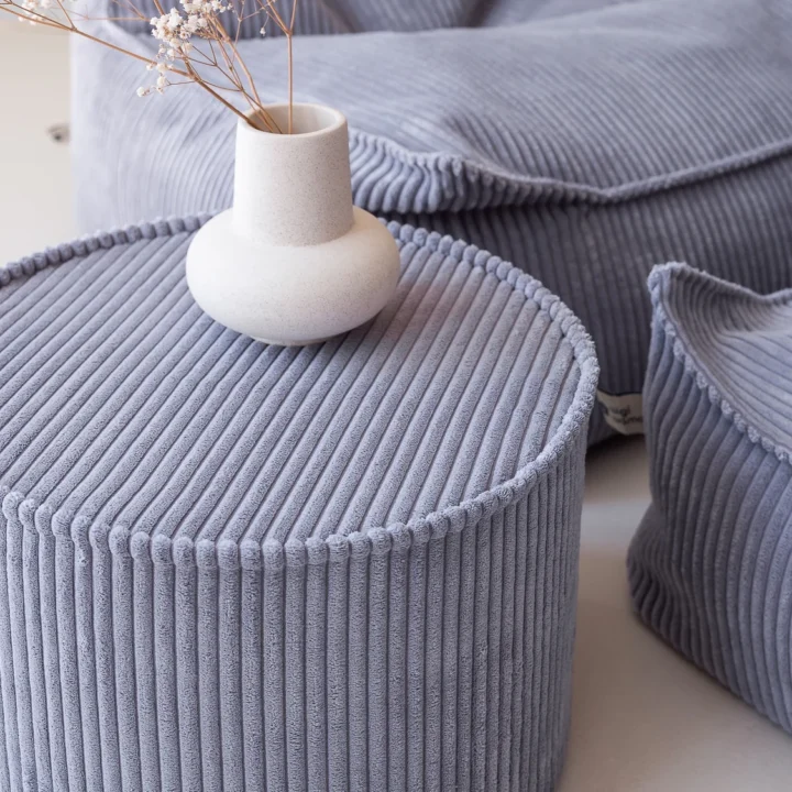 Vaikiškas Mėlynių Spalvos Pufas