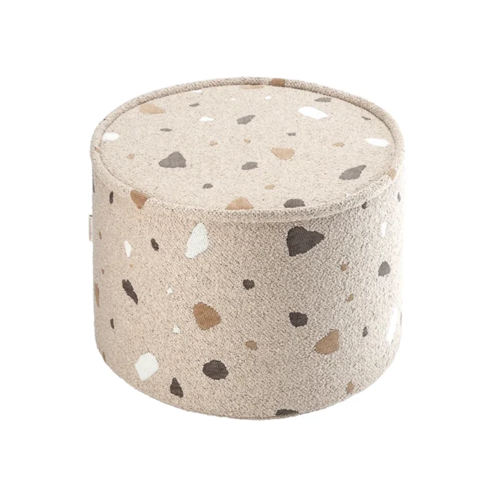 Vaikiškas Terrazzo Rašto Smėlinis Pufas