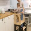 Montessori Virtuvės Bokštelis / Staliukas MAŠINĖLĖ