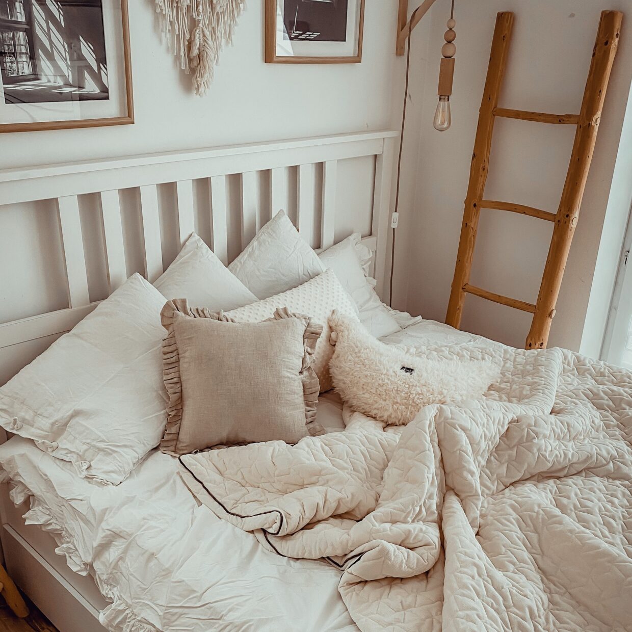 Šiltas Aksominis Vaikiškas Pledas BALTA - Image 2