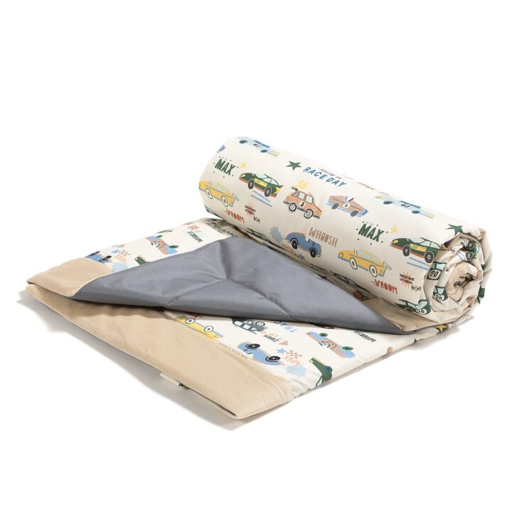 Vaikiška Lauko Antklodė Aksominė LENKTYNĖS