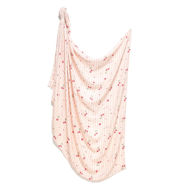 Bambukinis Naujagimio Vystyklas iš Muslino VYŠNIOS