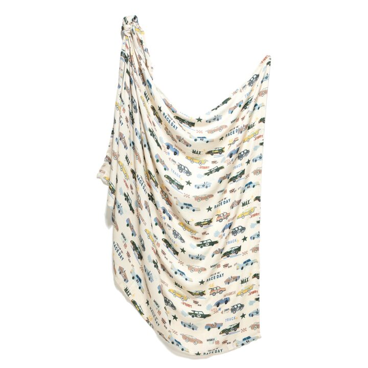 Bambukinis Naujagimio Vystyklas iš Muslino LENKTYNĖS