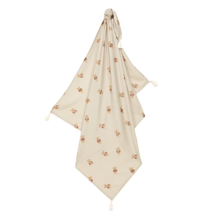 Bambukinis Naujagimio Vystyklas MEŠKUTIS