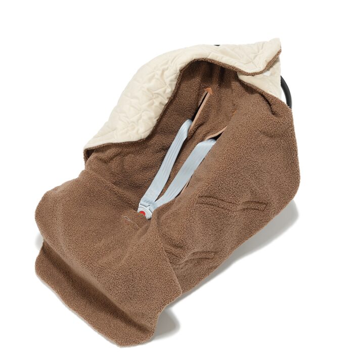 Meškiuko Automobilinės Kėdutės Pledukas LATTE