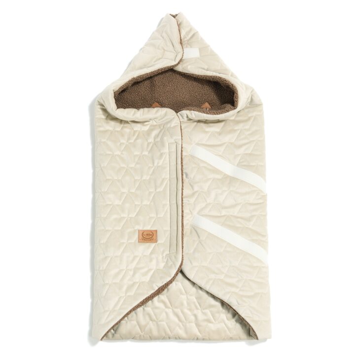 Meškiuko Automobilinės Kėdutės Pledukas LATTE