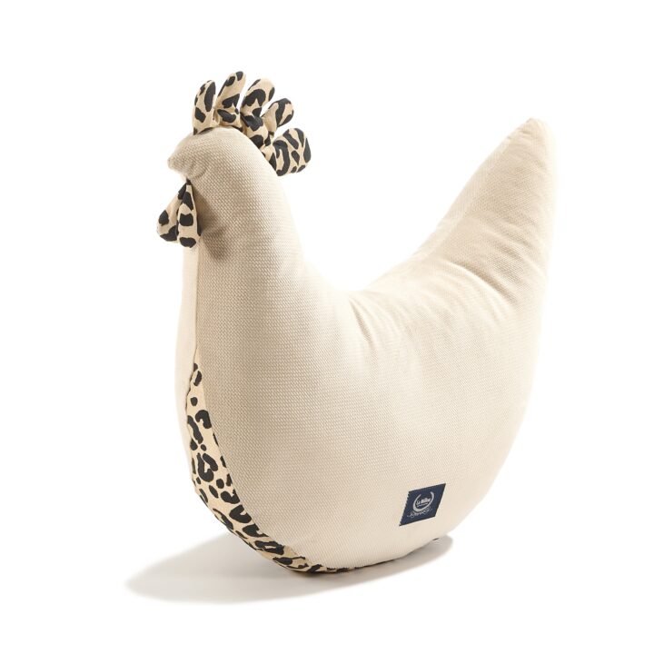 Močiutės Aksominė Pagalvėlė-Višta Medvilnė ŠVIESUS LEOPARDAS