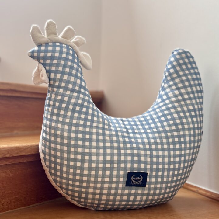 Močiutės Bambukinė Pagalvėlė-Višta MĖLYNI LANGELIAI