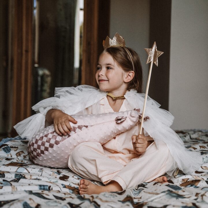 Močiutės Minkšta Pagalvėlė-Višta RAUSVI LANGELIAI