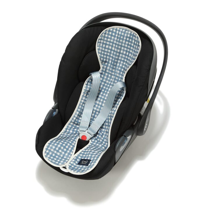 Automobilinės Kėdutės Pagalvėlė MĖLYNI LANGELIAI