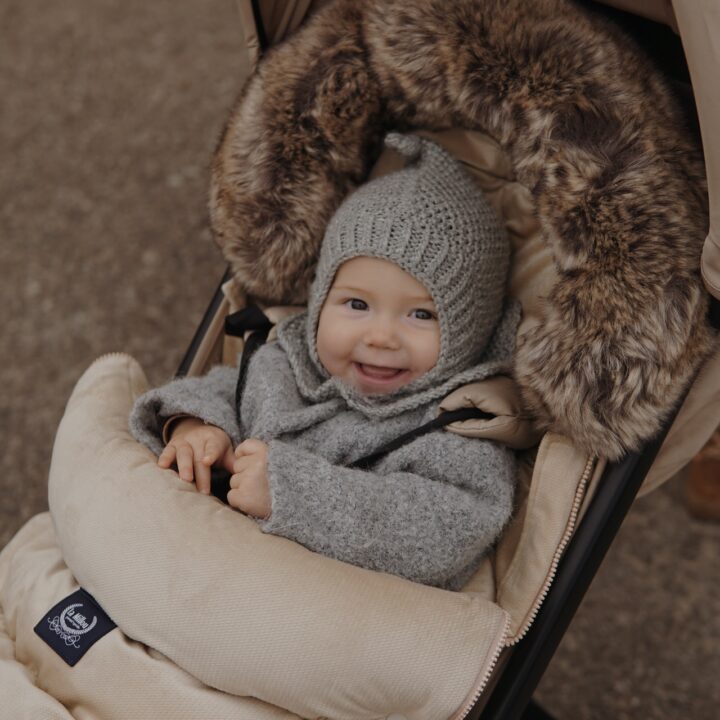 Kūdikių miegmaišis vežimėliui Combo SMĖLINIS