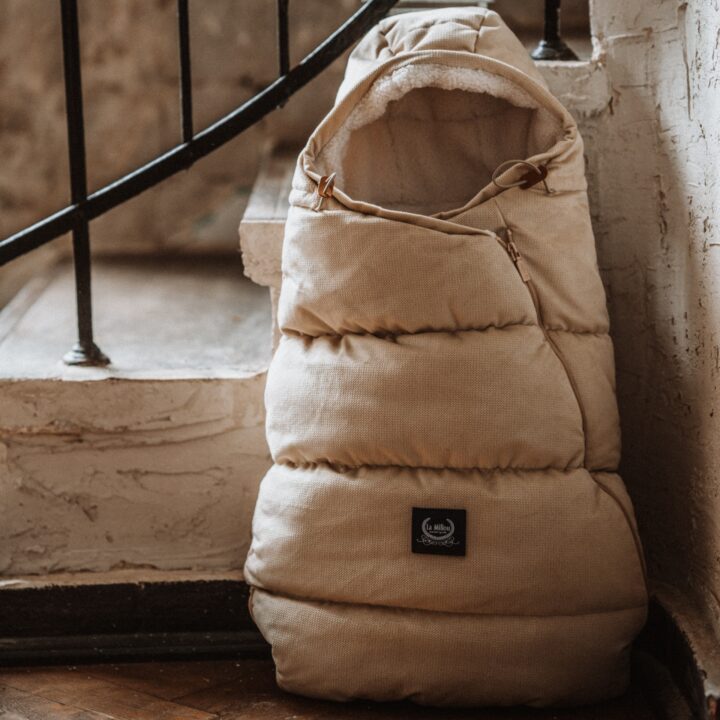 Kūdikių miegmaišis vežimėliui Multi SMĖLINIS